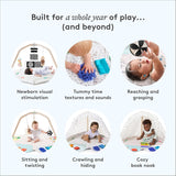 LOVEVERY | The Play Gym | Award Winning For Baby , Stage-Based Developmental Activity Gym & Play Mat for Baby to Toddler