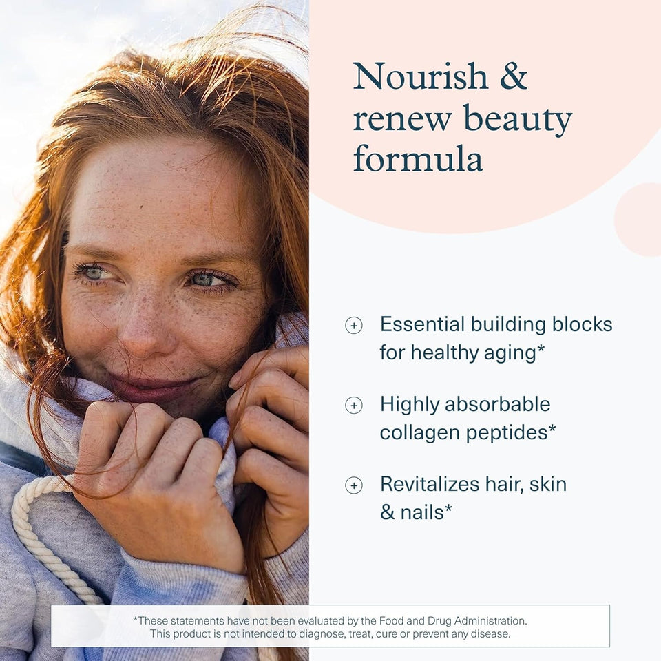 Youtheory Advanced Collagen - 6,000 mg Hydrolyzed Collagen Peptides - Includes Antioxidants & Contains Vitamin C - Hair Growth, Nails, Joint Health & Bone Support* - 290 Tablets (48-Day Supply)