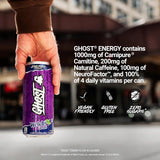 Energy Drink Welch's Grape – 200mg Natural Caffeine & Nootropic Focus Blend, Zero Sugar and No Artificial Colors, Vegan & Gluten-Free, 16 oz Cans (12-Pack)