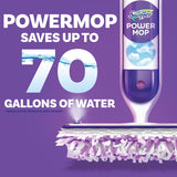 Swiffer PowerMop Multi-Surface Mop Kit for Floor Cleaning, Includes PowerMop, 2 Mopping Pad Refills, 1 Cleaning Solution with Fresh Scent and 2 Batteries - PureLivingMart