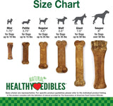 Nylabone Healthy Edibles Natural PLppy Chews Long Lasting Treats for PLppies, Roast Beef, Apple & Bacon Flavor, X-Small/Petite (3 Count)