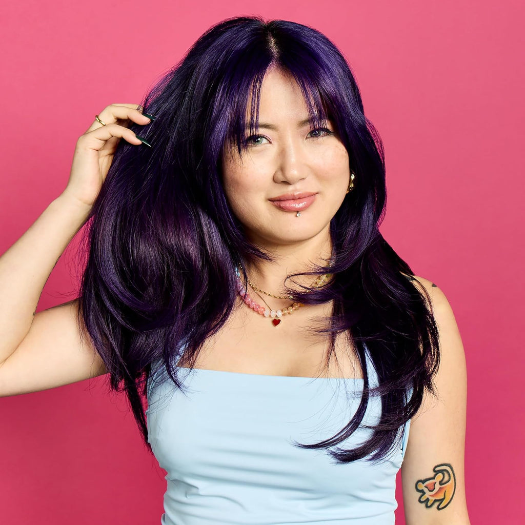 Arctic Fox Semi-Permanent Hair Dye Purple AF - Vegan, Cruelty-Free, Ammonia-Free, Conditioning - 8 Fl Oz
