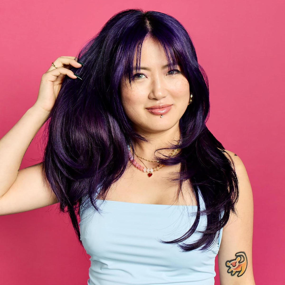 Arctic Fox Semi-Permanent Hair Dye Purple AF - Vegan, Cruelty-Free, Ammonia-Free, Conditioning - 8 Fl Oz