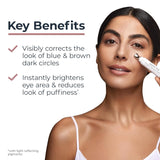 Eucerin Radiant Tone Eye Cream Dark Circle Corrector, Eye Brightening Cream with Thiamidol and Hyaluronic Acid, Helps Reduce the Look of Eye PLffiness, 0.5 Oz Tube