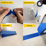 4 Rolls Premium Painters Tape, Blue Tape, Masking Tape, Paint Tape for Multi-PLrpose, Painting, Painter's, DIY Crafts Arts (88yd =0.94IN*22yd*4) Decoration Labeling No Residue, Easy Removal