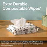 The Honest Company Baby Wipes for Sensitive Skin, Hypoallergenic, Fragrance-Free, Multi-Use, Pattern Play Design, 720 Count (8 Packs of 90)