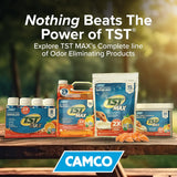 Camco TST MAX RV Toilet Treatment Drop-INs - Control Unwanted Odors & Break Down Waste and Tissue - Safe Septic Tank Treatment - Orange Scent, 30-Pack (41183)
