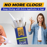 Y’allCanDiy Super Glue for Shoe. Heavy Duty Shoe Adhesive for Shoe Sole Repair and Applicable as Waterproof Boot Shoe Repair Glue. Cyanoacrylate Based CA Glue for Rubber Soles