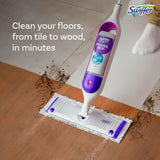 Swiffer PowerMop Multi-Surface Mop Kit for Floor Cleaning, Includes PowerMop, 2 Mopping Pad Refills, 1 Cleaning Solution with Fresh Scent and 2 Batteries - PureLivingMart