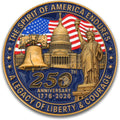 United States of America Liberty Bell Souvenir Coin 1776-2026 250th Anniversary Coin