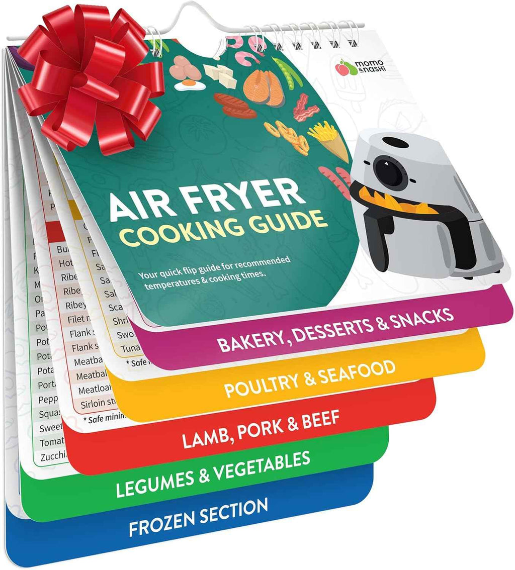 Air Fryer Cheat Sheet Magnets Cooking Guide Booklet for 2025 and 2026