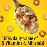 Multi Grain Cheerios, Heart Healthy Breakfast Cereal, Gluten Free, Family Size, 18 oz