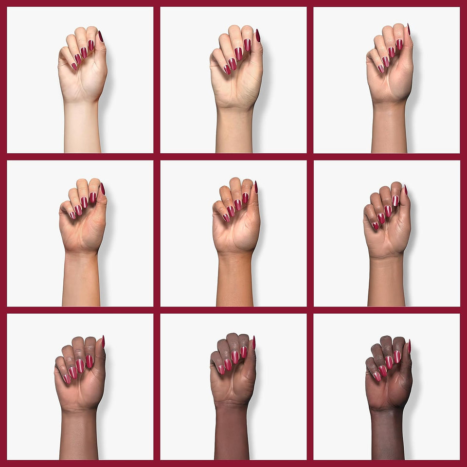 L.A. COLORS Color Craze Nail Polish, Hot Blooded CNP406