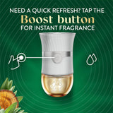 Air Wick Vibrant Plug In Scented Oil Refill, Infused with Essential Oils, Plug In Air Fresheners for Home, White Sage & Mahogany, 4 ct