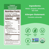 Califia Farms - Organic Unsweetened Almond Milk, 48 Oz, Dairy Free, Keto, Vegan, Plant Based, Organic Milk, Non GMO, Low Calorie, USDA Organic