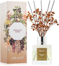 Airkeep Reed Diffuser Set,3.38 fl oz (100 ml) - Clean Linen Oil Diffusers with 8 Reed Sticks,Home Fragrance Reed Diffuser for Bathroom Shelf Decor