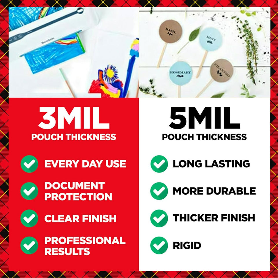 Scotch Thermal Laminating Pouches, 200 Count, Clear, 3 mil., Ideal Office or School Supplies, Fits Letter Sized Paper (8.9 in. × 11.4 in.)