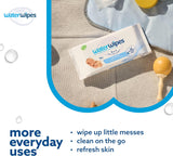 WaterWipes Sensitive+ Newborn & Baby Wipes, 3-In-1 Cleans, Cares, Protects, 99.9% Water, Unscented & Hypoallergenic, 720 Count (12 Packs)