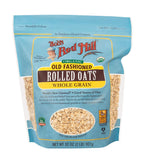 Bob's Red Mill Organic Old Fashioned Rolled Oats, 32oz (Pack of 4) - Non GMO, Whole Grain, Vegan, Kosher
