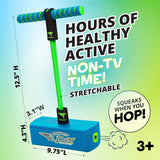Flybar My First Foam Pogo Jumper for Kids Fun and Safe Pogo Stick for Toddlers, Durable Foam and Bungee Jumper for Ages 3 and up, Supports up to 250lbs