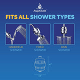 AquaBliss High OutPLt Revitalizing Shower Filter - Reduces Dry Itchy Skin, Dandruff, Eczema, and Dramatically Improves The Condition of Your Skin, Hair and Nails - Chrome (SF100)
