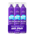 Aussie Instant Freeze Hair Spray for Extreme Hold, Infused with Jojoba Oil & Sea Kelp, Long-Lasting All-Day Fresh Citrus Scent, Safe for All Hair Types, 10 Fl Oz, 3 Pack