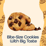 Famous Amos Original Recipe Chocolate Chip Bite-Size Cookies, 30 Pack Box, 30 oz