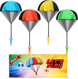 Parachute Toy for Kids, Outdoor Toys Flying Parachute Men, Inside & Outside Toys for or 3 4 5 6 7 8 9 10 11 12 Year Old, Easter Basket Stuffers for Kids Grandkids Ideal 2026 Unique Party Favors