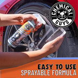 Chemical Guys Tire Kicker Sprayable Extra Glossy Tire Shine Spray, Dry-to-Touch Dressing - Restores Wet Look to Rubber, Vinyl, and Plastic, Safe for Cars, Trucks, Motorcycles, RVs, and More - 16 oz