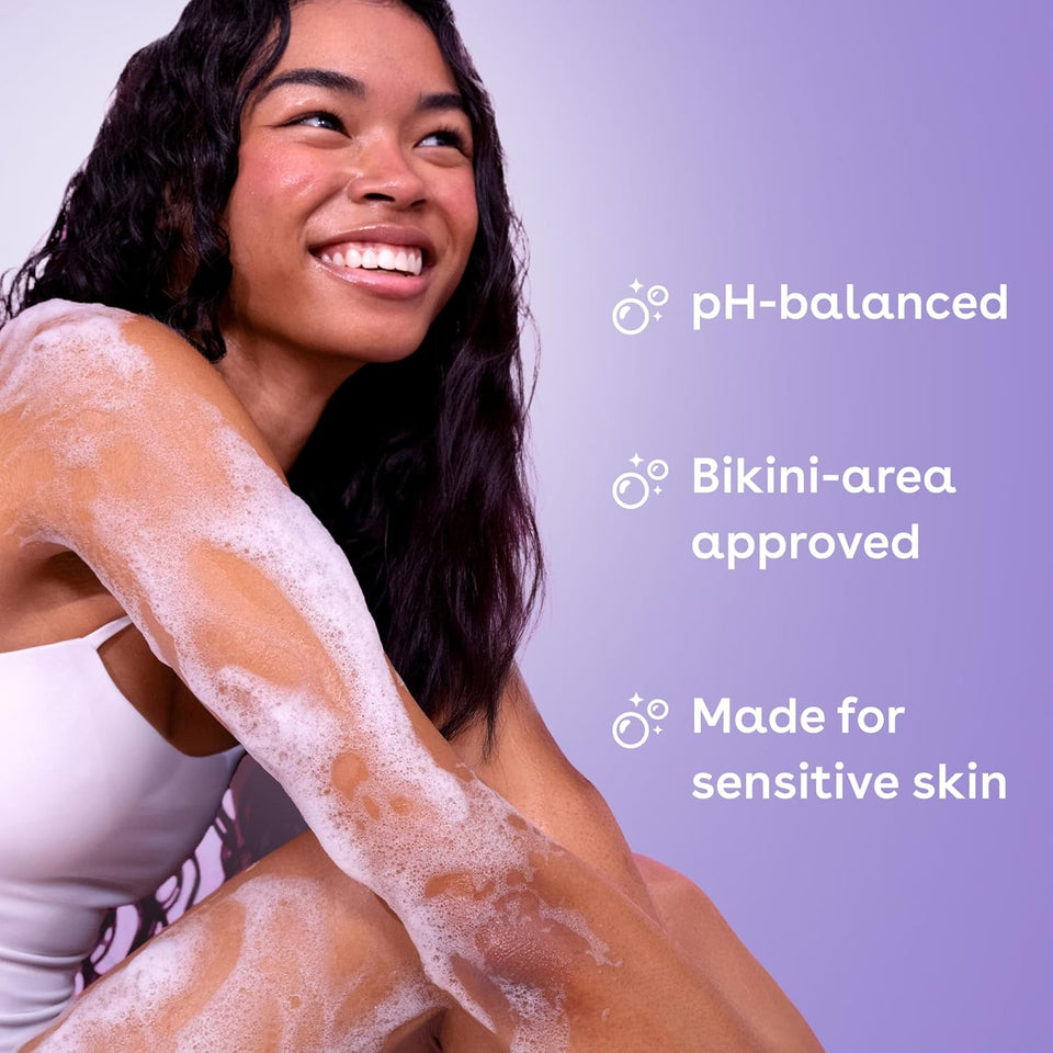 eos Cashmere Body Wash – Vanilla Cashmere, Moisturizing Body Wash, Creamy Gel Formula, with Shea Butter, Glycerin, Vitamin E, pH Balanced, Sensitive Skin, Vegan, 16 fl oz