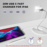 20w usb-c charger 2x 6ft cables apple devices 2 pack fast wall adapter
