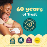 Pampers Swaddlers Diapers, Size 4 (15-34 lbs), 150 Count, Absorbent, Keeps Baby Dry and Comfortable, Skin Safe Disposable Baby Diaper (Packaging May Vary)