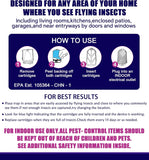 Flying Insect Trap for Indoor Use (2 Staters & 6 Refill Cartridges), UV Light Bug Catcher for Fruit Flies, Gnats & Small Flying Pests, Silent, No-Zap, Mess-Free