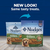 Blue Buffalo Nudges Grillers Natural Dog Treats, Made in the USA with Real Chicken, 16-oz Bag