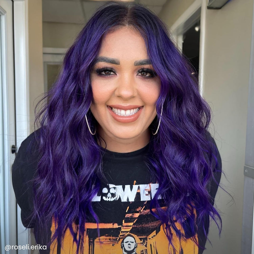 Arctic Fox Semi-Permanent Hair Dye Purple AF - Vegan, Cruelty-Free, Ammonia-Free, Conditioning - 8 Fl Oz
