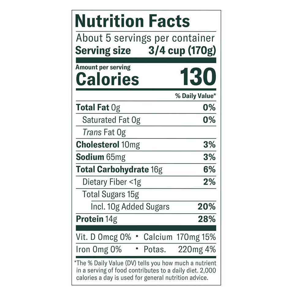 Chobani® Vanilla Blended Non-Fat Greek Yogurt 32oz