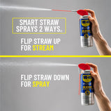 WD-40 Specialist Silicone Lubricant with SMART STRAW SPRAYS 2 WAYS, 11 OZ