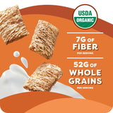 Kashi Breakfast Cereal, Organic, Whole Grain, Cinnamon Harvest, 18oz Box (1 Box)