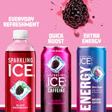 Sparkling Ice PLrple Variety Pack, Flavored Water, Zero Sugar, with Vitamins and Antioxidants, 17 fl oz, 12 count (Black Raspberry, Cherry Limeade, Orange Mango, Kiwi Strawberry)