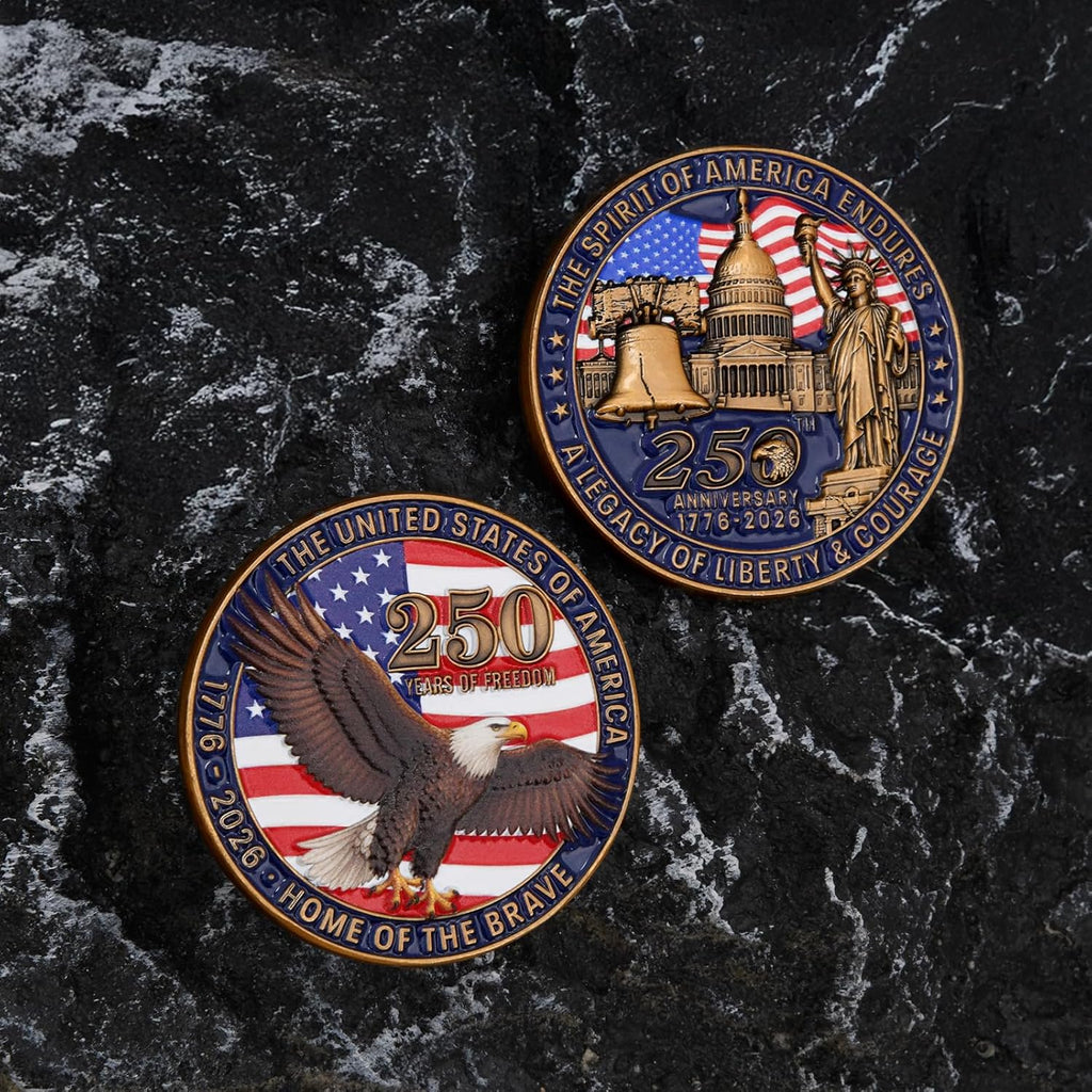 United States of America Liberty Bell Souvenir Coin 1776-2026 250th Anniversary Coin