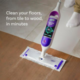 swiffer powermop unstopables fresh scent floor cleaning solution refills, 2 pack, 25.3 fl oz bottles