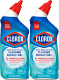 CLOROX Toilet Bowl Cleaner Clinging Bleach Gel, Ocean Mist, 24 Fl Oz, Pack of 2 (Package May Vary) - PureLivingMart