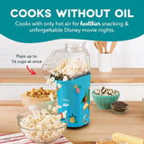 Disney Dash Fresh Pop Popcorn Maker - Oil-Free, Air Popcorn Popper - With Measuring Cup & Recipe Guide - Perfect for Movie Nights - 16 Cups, Moana