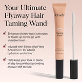 Kitsch Hair Taming Wand - Fly Away Stick For Hair with Biotin, Aloe & Vitamin E | Clear Hair Mascara for Flyaways, Slick Back Style | Travel Size | Ideal Gifts for Women & Mothers Day Gifts - 18mL