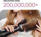 TYMO Hair Dryer Brush Blow Dryer Brush in One, 4 in 1 Ionic Hairdryer and Styler Volumizer with Oval Titanium Barrel, Hot Air Straightener for Smooth Frizz-Free Blowout, Gold