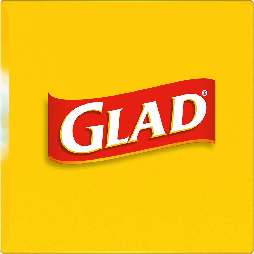 Glad Small Trash Bags 4 Gallon, Febreze Fresh Clean Garbage Bags, Odor Resistant with Quick Tie, 26 Count - PureLivingMart