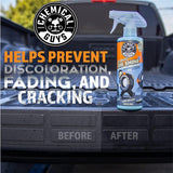 Chemical Guys Tire Kicker Sprayable Extra Glossy Tire Shine Spray, Dry-to-Touch Dressing - Restores Wet Look to Rubber, Vinyl, and Plastic, Safe for Cars, Trucks, Motorcycles, RVs, and More - 16 oz