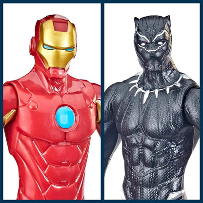 Marvel Titan Hero Series Action Figure Multipack, 6 Action Figures, 12-Inch Toys, Inspired By Marvel Comics, For Kids Ages 4 And Up (Amazon Exclusive)