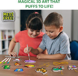 Skillmatics Aqua PLffs - 3D Art Kit, Animals, Mess-Free Paint by Number Craft for Kids, DIY Color & Inflate Activity, Travel & Creative Gift for Girls & Boys Ages 4, 5, 6, 7, 8, 9, 10