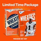 Wheaties Cereal, Breakfast of Champions, Jalen Hurts Cereal Box, 100% Whole Wheat Flakes, 15.6 oz